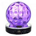 SuperSonic Bluetooth Disco Ball Speaker w/ Multi-Colored Rotating Light Show